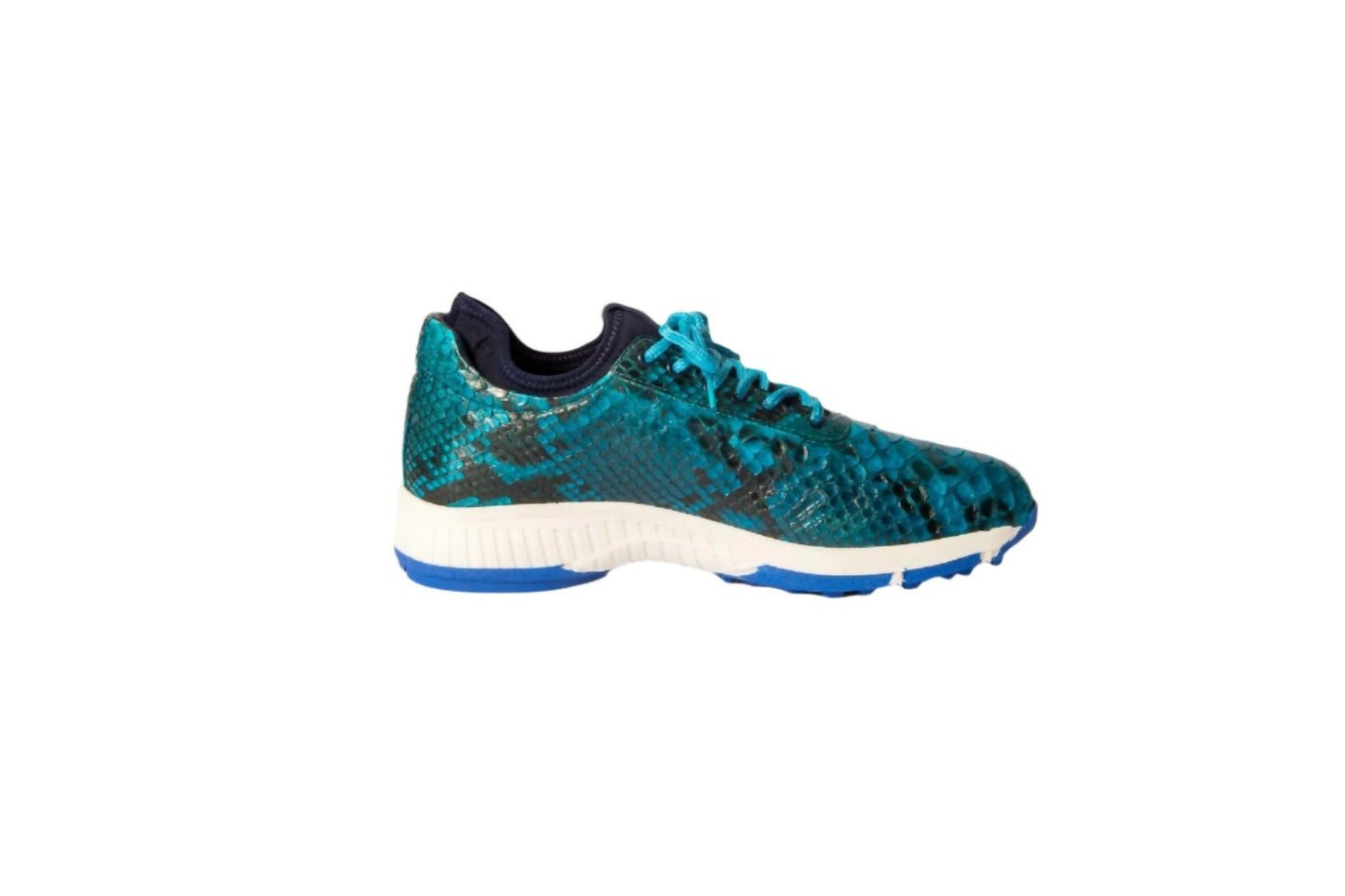W&H Men's Viper - Python Golf Shoes in Teal